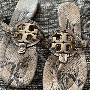 Tory Burch Miller Python sandals